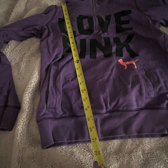 PINK Victoria’s Secret Quarter Zip Size Small - Picture 4 of 5